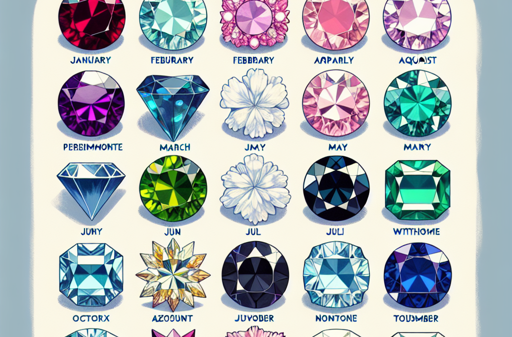 Alternative Birthstones By Month