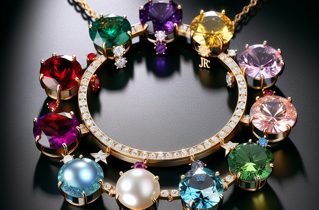 The Necklace Is Related To Birthstones.