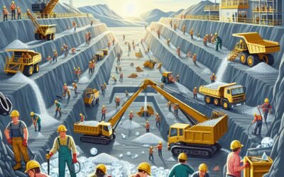 How are diamonds harvested