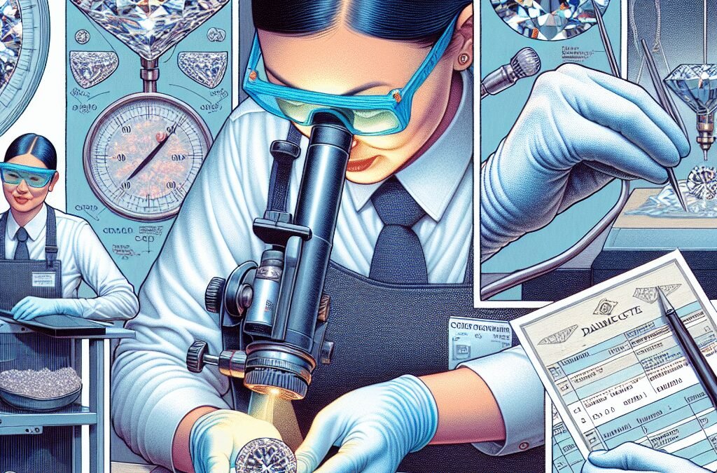 How are diamonds measured