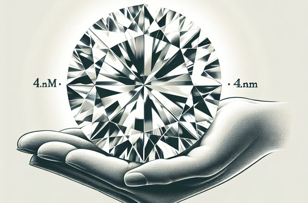 How big is a quarter carat diamond
