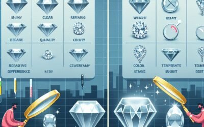 How can you tell real diamonds from fake diamonds