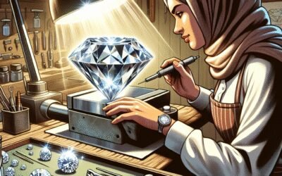 How do you cut a diamond