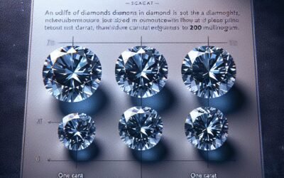 How do you tell how many carats a diamond is