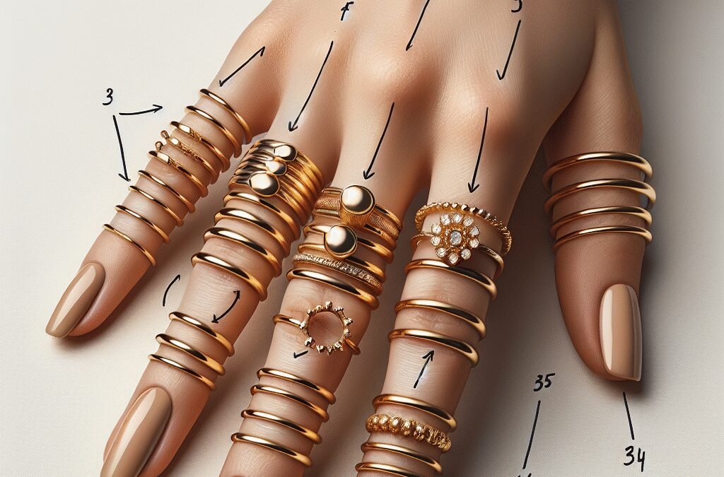 How to Style Gold Ring Stacks