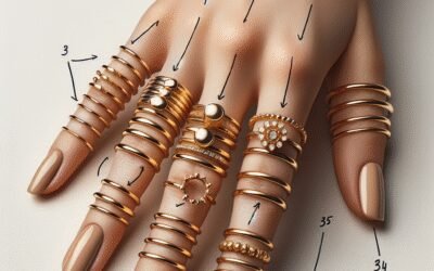 How to Style Gold Ring Stacks
