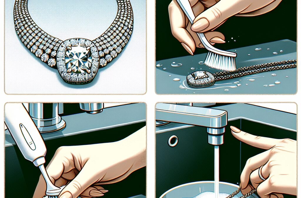 How to clean diamond necklace