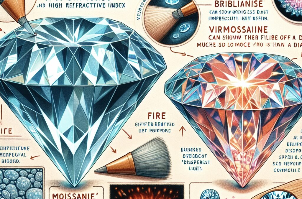 How to tell a diamond from a moissanite