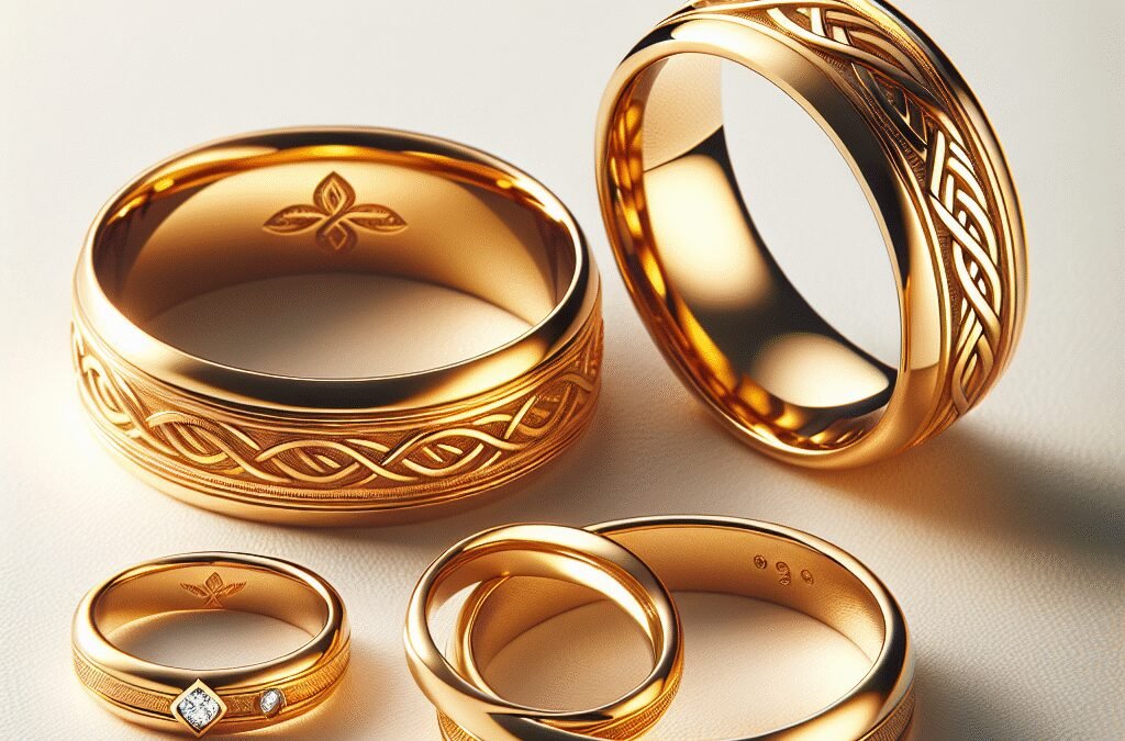 Matching Gold Ring Sets for Women