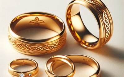 Matching Gold Ring Sets for Women