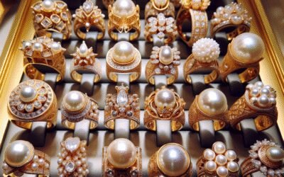 Unique Gold Pearl Wedding Rings You’ll Love