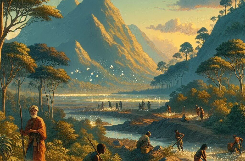 Where were diamonds first discovered