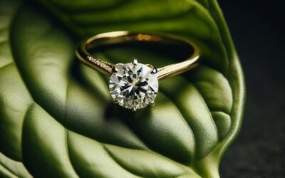 Why Choose a Gold Moissanite Engagement Ring?